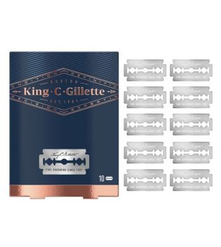 King C. Gillette - Lâminas de barbear de dois gumes