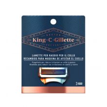 King C. Gillette - Refis de navalha de pescoço