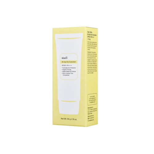 Klairs - Creme solar facial All-day Airy Sunscreen SPF50+ PA++++