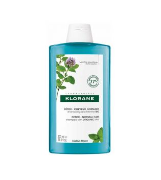 Klorane - Shampoo BIO Menta 400ml - Cabelos normais