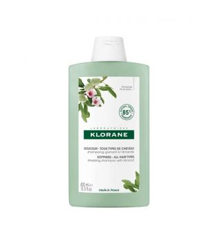Klorane - Shampoo envolvente de amêndoa 400ml - Todos os tipos de cabelo