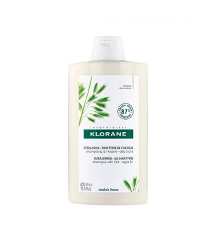 Klorane - Shampoo extra suave de leite de aveia 400ml - Todos os tipos de cabelo