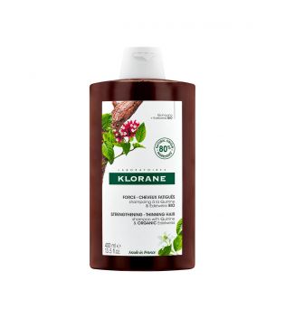 Klorane - Shampoo Fortalecedor de Quinino 400ml - Cabelos fracos