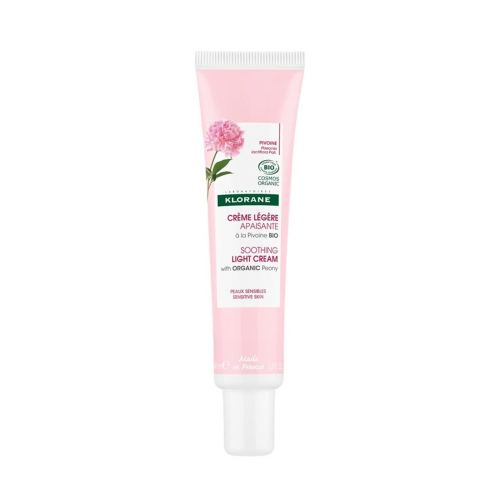Klorane - Creme calmante leve com BIO Peony - Pele sensível