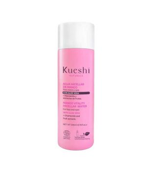 Kueshi - Água micelar suave para rosto e olhos Mango Vitality