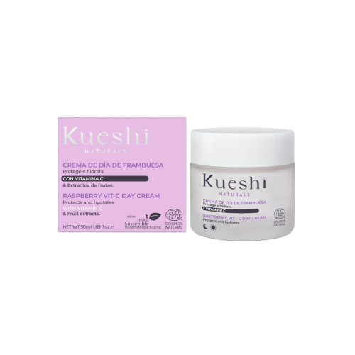 Kueshi - Creme de Dia Iluminador Raspberry Vit-C