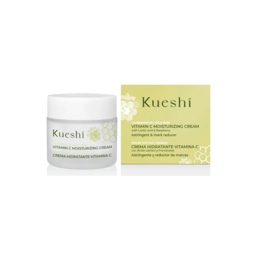 Kueshi - Creme Hidratante com Vitamina C - Pele Mista ou Oleosa