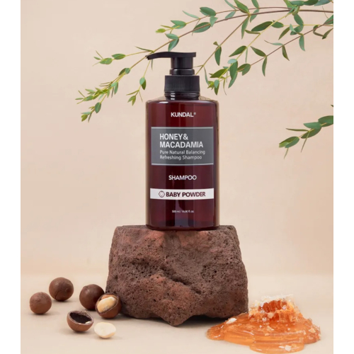 Kundal - Shampoo Refrescante Honey & Macadamia - Baby Powder