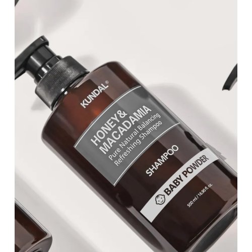 Kundal - Shampoo Refrescante Honey & Macadamia - Baby Powder