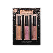 L.A Colors - Conjunto de 3 glosses para lábios Glowin\' Glossies
