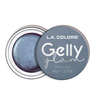 L.A Colors - Sombra de olhos em creme Gelly Glam Metallic - CES288 Blue Lightning