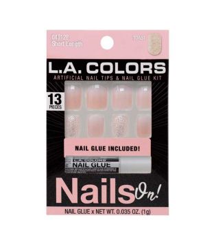 L.A Colors - Unhas postiças Nails On! - Toast