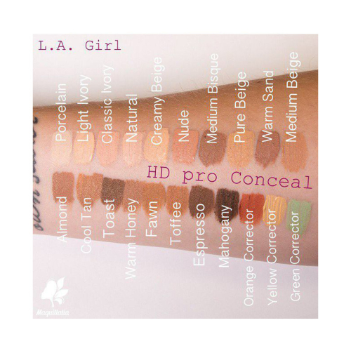 L.A. Girl - Corretivo líquido Pro Concealer HD High-definition - GC992 Green