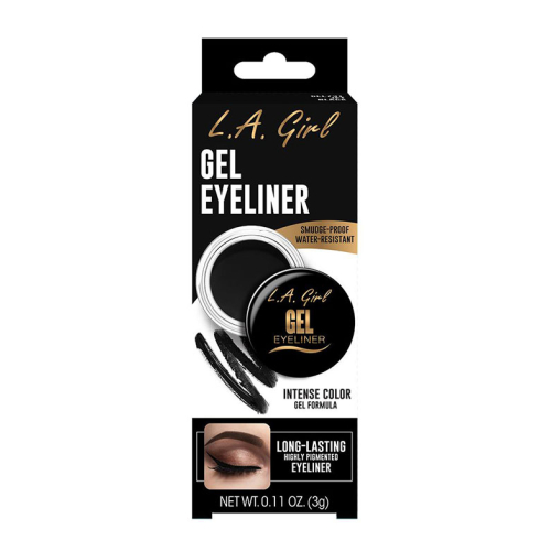 L.A. Girl - Eyeliner em Gel - GEL731: Jet Black