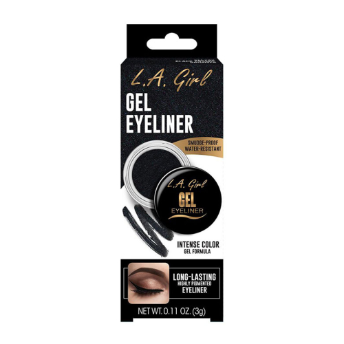 L.A. Girl - Eyeliner em Gel - GEL732: Black Cosmic Shimmer