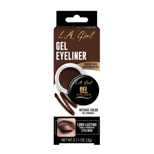 L.A. Girl - Eyeliner em Gel - GEL735: Rich Chocolate Brown