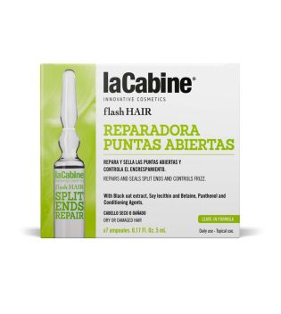 La Cabine - *Flash Hair* - Bolhas no cabelo para reparar pontas duplas - Cabelos secos ou danificados