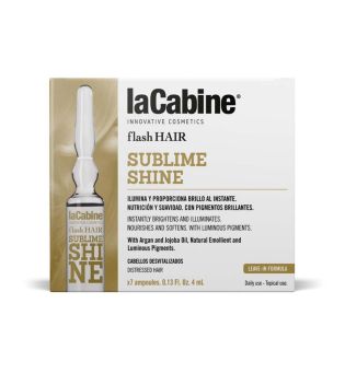 La Cabine - *Flash Hair* - Ampolas capilares iluminadoras Sublime Shine - Cabelos desvitalizados