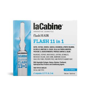 La Cabine - *Flash Hair* - Ampolas capilares Flash 11-in-1 - Todos os tipos de cabelo