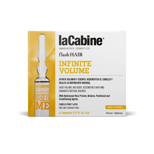 La Cabine - *Flash Hair* - Ampolas Capilares Infinite Volume - Cabelos finos e lisos