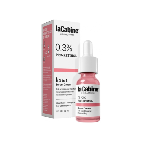 La Cabine - Sérum creme antirrugas e hidratante 0.3% Pro-Retinol - Todos os tipos de pele