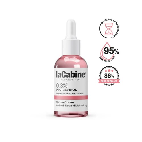 La Cabine - Sérum creme antirrugas e hidratante 0.3% Pro-Retinol - Todos os tipos de pele