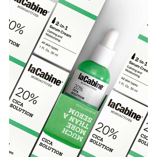 La Cabine - Soro creme com 20% de Centella Asiatica em solução - Pele sensível