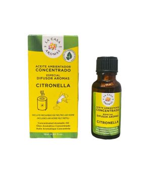 La Casa de los Aromas - Óleo aromático concentrado solúvel em água 18ml - Citronella