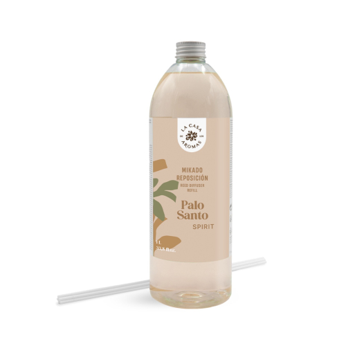 La Casa de los Aromas - Refil de Aromatizador de Ambiente Mikado 1L - Palo Santo