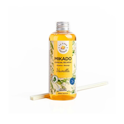 La Casa de los Aromas - Refil de ambientador Mikado 250ml - Baunilha
