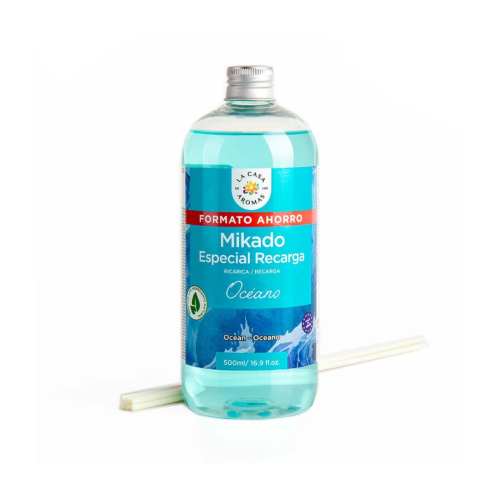La Casa de los Aromas - Refil de ambientador Mikado 500ml - Oceano