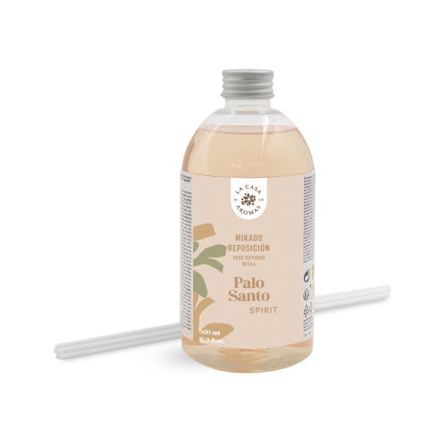 La Casa de los Aromas - Refil de aromatizador de ambientes Mikado 500ml - Palo Santo
