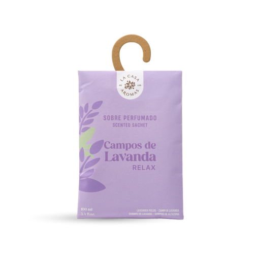 La Casa de los Aromas - Envelope perfumado - Campos de Lavanda Relaxantes