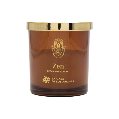 La Casa de los Aromas - Zen Vela Perfumada - Cedar Sandalwood