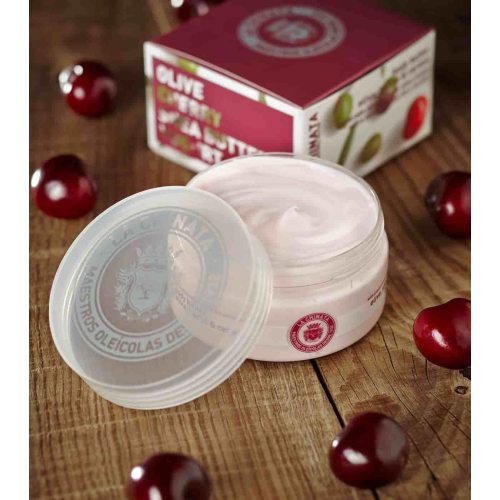 La Chinata - *Natural Edition* - Manteiga corporal hidratante com azeite extra virgem, karité, cereja e iogurte