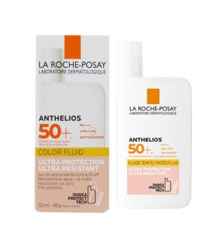 La Roche-Posay - Protetor Solar Facial Color Fluid Anthelios - FPS50 +
