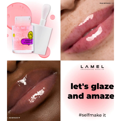 Lamel - Óleo Labial Let's Glaze - 401: Marshmallow