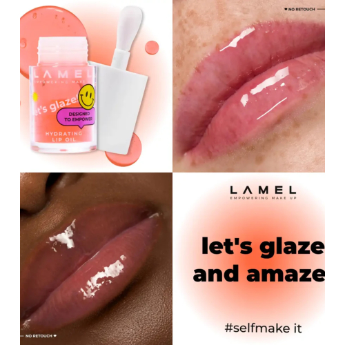 Lamel - Óleo labial Let's Glaze - 402: Strawberry jam