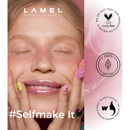 Lamel - Óleo Labial  Let's Glaze - 404: Chocolate cookies
