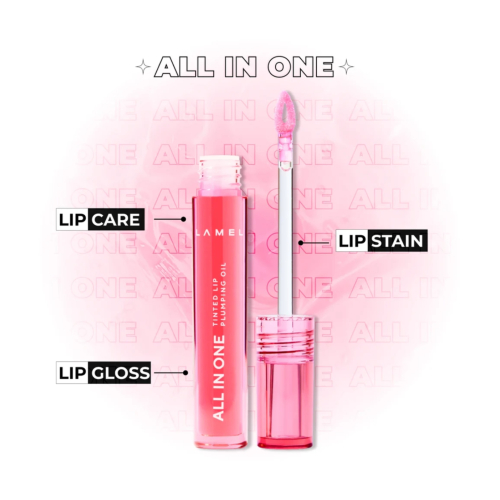 Lamel - Óleo Labial Volumizador All in One - 403: Watermelon