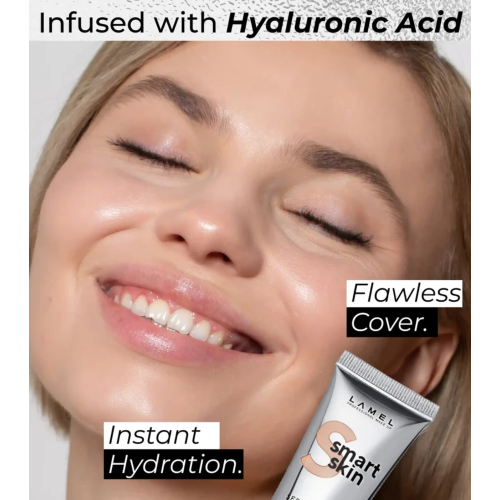 Lamel - Base de maquiagem Smart Skin Serum Tinted Foundation - 401: Porcelain