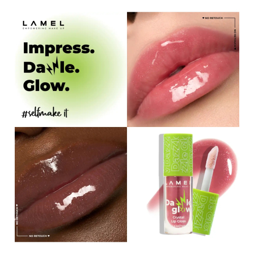 Lamel - Brilho labial Dazzle Glow - 404: You Can
