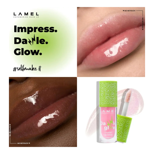 Lamel - Brilho Labial Dazzle Glow - 405: Cotton Candy