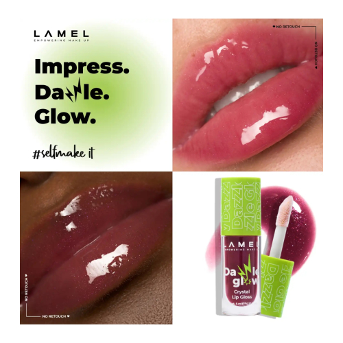 Lamel - Brilho labial Dazzle Glow - 407: Provocative