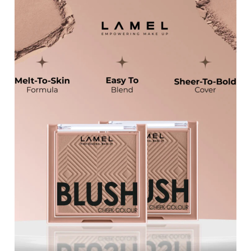 Lamel - Blush em pó Cheek Colour - 404: Taupe