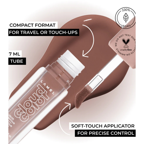 Lamel - Contorno Líquido Cloud Color - 01: Rosy brown