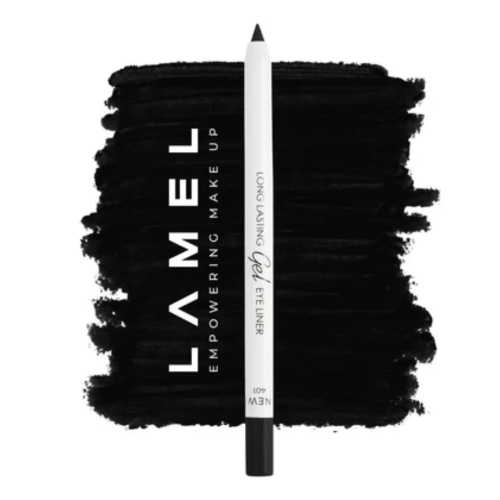 Lamel - Delineador em Gel Long Lasting - 401: Black