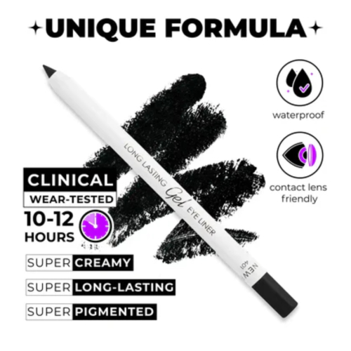 Lamel - Delineador em Gel Long Lasting - 401: Black