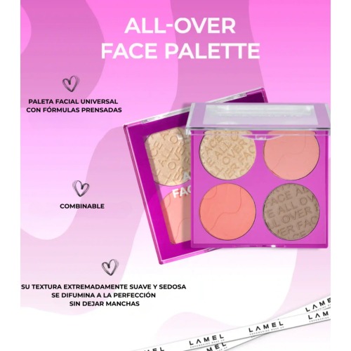 Lamel - Paleta Facial All-Over Face - 401: Light