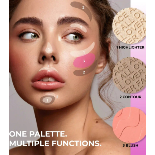 Lamel - Paleta Facial All-Over Face - 401: Light